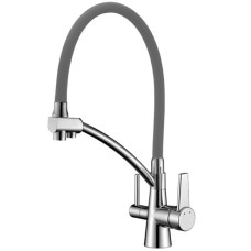 Смеситель для кухни Lemark Comfort LM3071C gray