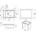 Кухонная мойка Granula KS-7305 шварц Кухонная мойка Granula KS-7305 шварц