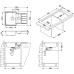 Кухонная мойка Alveus LINE 70 NAT-90 1065684