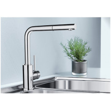 Смеситель для мойки Blanco Mila-S хром Смеситель для мойки Blanco Mila-S хром