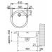 Кухонная мойка Franke RAX 610-38 нерж. сталь 101.0017.998