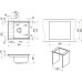 Кухонная мойка Granula KS-6004 шварц Кухонная мойка Granula KS-6004 шварц