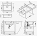 Кухонная мойка Alveus Atrox 30 Terra-G22 песчаный 1131993 Кухонная мойка Alveus Atrox 30 Terra-G22 песчаный 1131993
