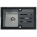 Кухонная мойка Tolero Ceramic Glass TG-780 черный Кухонная мойка Tolero Ceramic Glass TG-780 черный