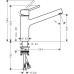 Смеситель для кухни Hansgrohe Talis M52 32857000 Смеситель для кухни Hansgrohe Talis M52 32857000