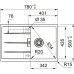 Кухонная мойка Franke CNG 611/211-78 черный матовый 114.0639.684