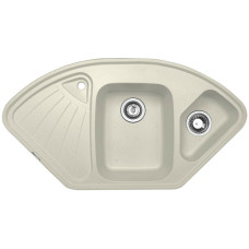Кухонная мойка Zigmund & Shtain ECKIG 1000.2 каменная соль