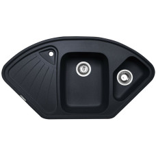 Кухонная мойка Zigmund & Shtain ECKIG 1000.2 темная скала