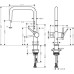 Смеситель для кухни Hansgrohe Talis M54 72807670 Смеситель для кухни Hansgrohe Talis M54 72807670