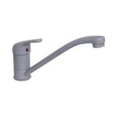 Смеситель для кухни Polygran низкий серый № 14 Смеситель для кухни Polygran низкий серый № 14