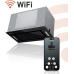 Встраиваемая вытяжка Weissgauff Aura 1350 BL Premium Touch Inverter WI-FI