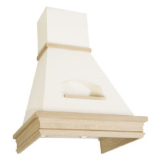 Кухонная вытяжка Elikor Вилла Валенсия 90П-650-П3Д топленое молоко/дуб неокрашенный