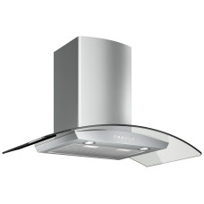 Кухонная вытяжка Elikor Аметист S4 90 нержавейка тонированное стекло