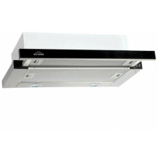 Встраиваемая вытяжка Elikor Интегра Glass 60Н 400 В2Д нержавеющая сталь черное стекло