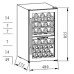 Винный шкаф MAUNFELD MFWC-124D49