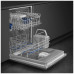 Посудомоечная машина Smeg STL281DS Посудомоечная машина Smeg STL281DS