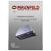 Встраиваемая вытяжка MAUNFELD TRAPEZE 601GG черный