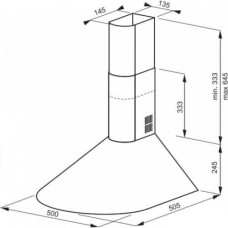 Кухонная вытяжка Hansa OKC 5662 WH Кухонная вытяжка Hansa OKC 5662 WH