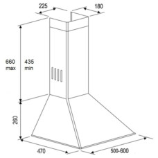 Кухонная вытяжка Kuppersberg Onda 50 B 4PB Кухонная вытяжка Kuppersberg Onda 50 B 4PB
