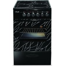 Электрическая плита Лысьва EF4011MK00 ЭПС 411 МС черная, ветка дерева В