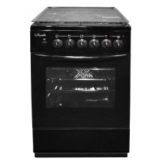 Комбинированная плита Лысьва ЭГ 404 МС-2у черный стеклянная крышка