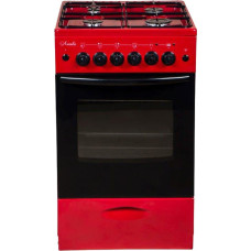 Комбинированная плита Лысьва ЭГ 401 МС-2у вишневый без крышки