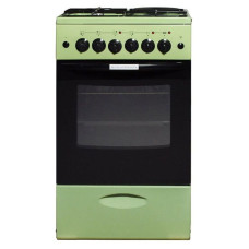 Комбинированная плита Лысьва ЭГ 1/3г01 МС-2у зеленый без крышки
