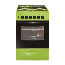 Комбинированная плита Лысьва ЭГ 1/3г14 МС-2у зеленый стеклянная крышка