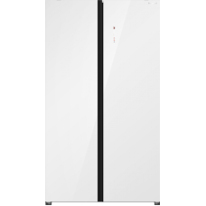 Холодильник Weissgauff WSBS 1036 White Glass Холодильник Weissgauff WSBS 1036 White Glass