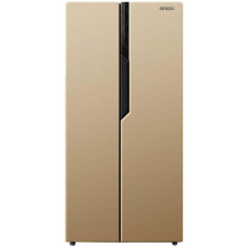 Холодильник Ginzzu NFK-420 SbS золотистый