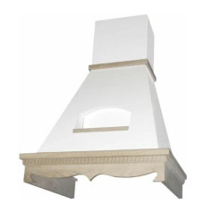 Кухонная вытяжка Elikor Adele 90P-650-P3D WH Muar/OAK