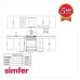 Комбинированная плита Simfer F66HB45016
