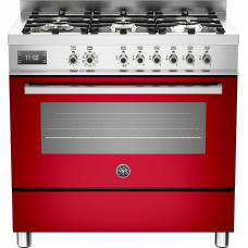 Комбинированная плита Bertazzoni PRO906MFESROT Комбинированная плита Bertazzoni PRO906MFESROT