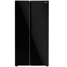 Холодильник Hyundai CS5005FV черное стекло