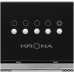 Встраиваемая вытяжка Krona LUISA 600 Glass black PB