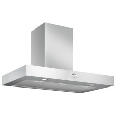 Кухонная вытяжка Elikor Агат 90Н 1000 Е4Д нержавейка белое стекло