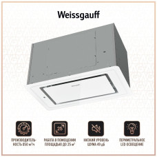 Встраиваемая вытяжка Weissgauff Quadra 602 WH Встраиваемая вытяжка Weissgauff Quadra 602 WH