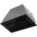 Встраиваемая вытяжка Weissgauff Veil 600 Touch Black Glass черный