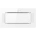 Встраиваемая вытяжка Weissgauff Blank 600 Touch White Glass белый