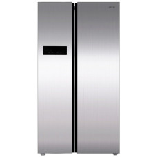 Холодильник Ginzzu NFK-605 стальной