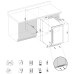 Встраиваемый винный шкаф Dunavox DAU-46.145DSS Встраиваемый винный шкаф Dunavox DAU-46.145DSS
