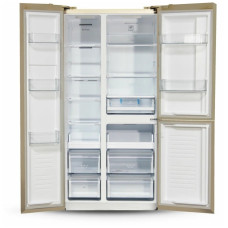 Холодильник Ginzzu NFK-475 стальной