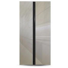 Холодильник Ginzzu NFK-462 шампань стекло