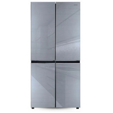 Холодильник Ginzzu NFK-525 серое стекло