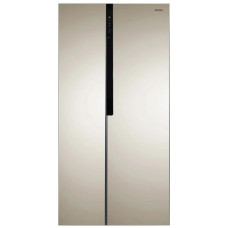 Холодильник Ginzzu NFK-440 золотистый