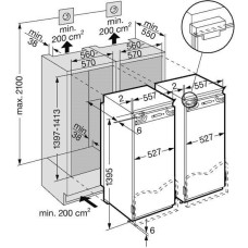 Встраиваемый холодильник Liebherr SBS 47I2