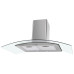 Кухонная вытяжка MAUNFELD Ancona PlusA 90 нержавеющая сталь\прозрачное стекло