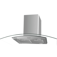 Кухонная вытяжка MAUNFELD Ancona PlusA Isla 90 нержавеющая сталь\прозрачное стекло