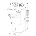 Кухонная вытяжка Faber Cylindra Isola EVO Plus WH Gloss A37