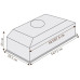 Встраиваемая вытяжка Ciarko SL-Box Medium 50 Встраиваемая вытяжка Ciarko SL-Box Medium 50
